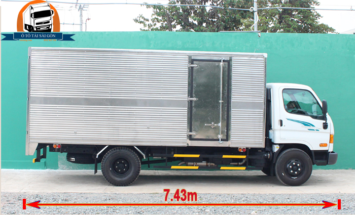 Kích thướt thùng xe tải Hyundai Mighty 110SL dài 6m2